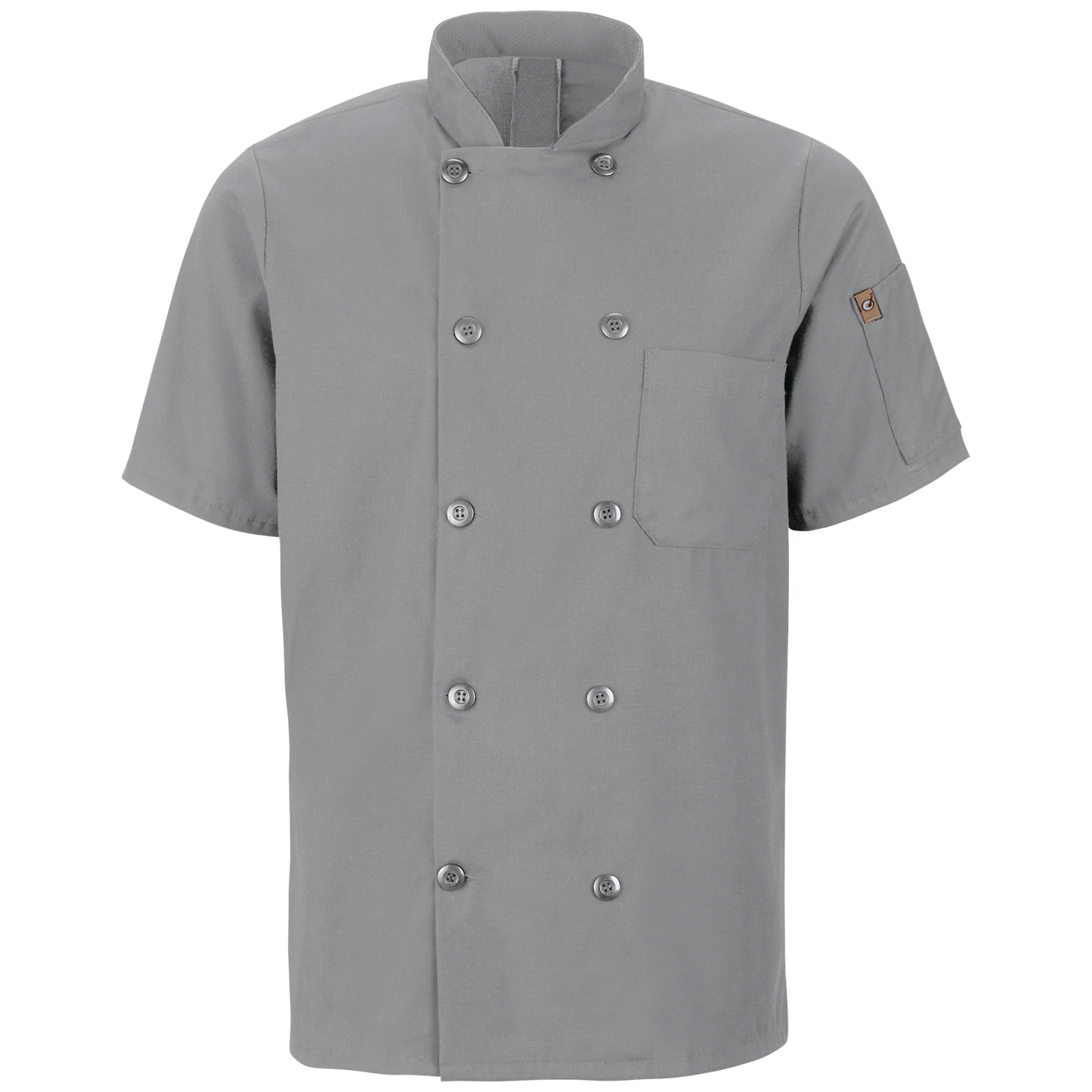 Red Kap Men's Short Sleeve Chef Coat with OilBlok + MIMIX®