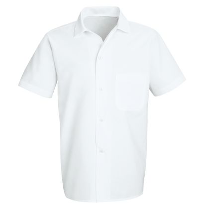 Red Kap Button-Front Cook Shirt