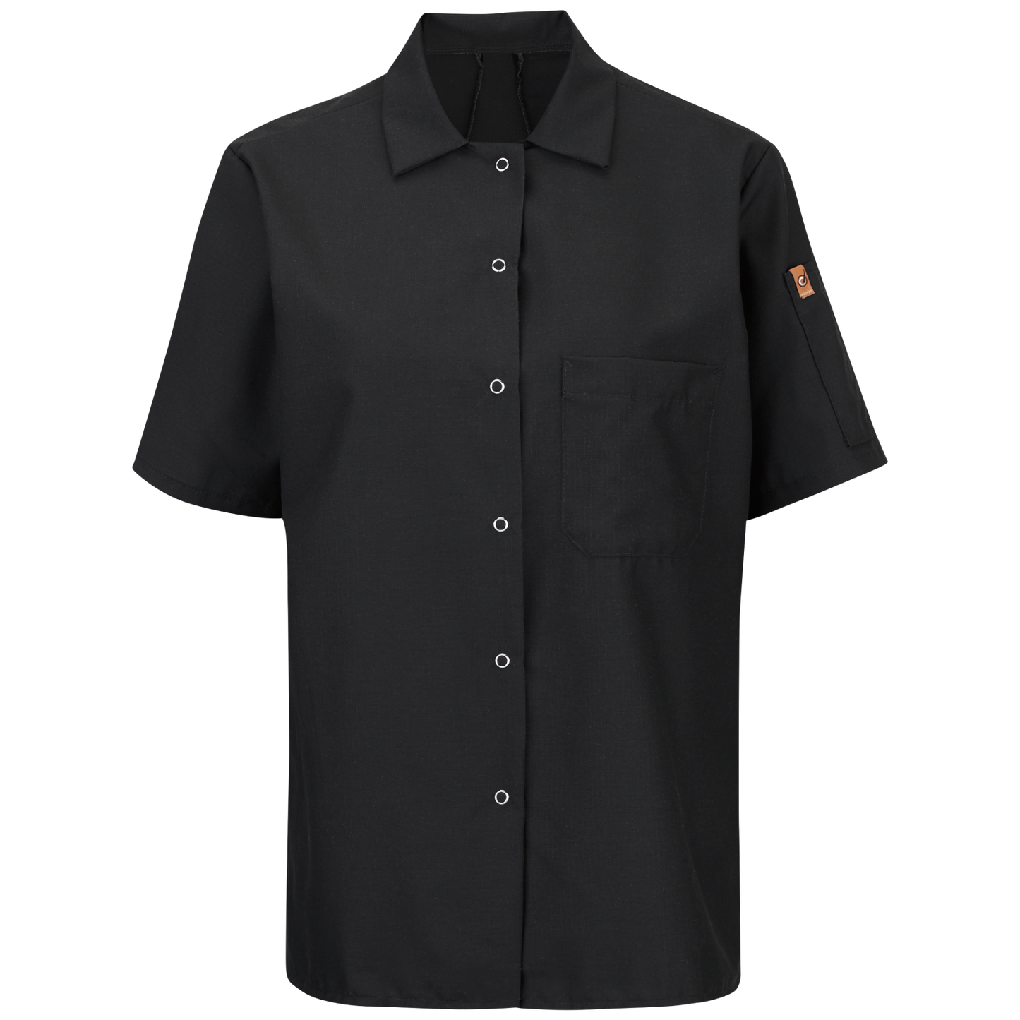 Red Kap Women's Short Sleeve Cook Shirt with OilBlok + MIMIX®