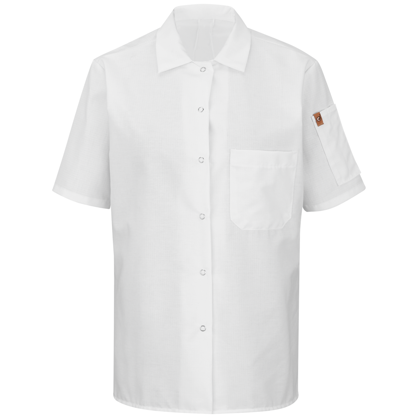 Red Kap Women's Short Sleeve Cook Shirt with OilBlok + MIMIX®