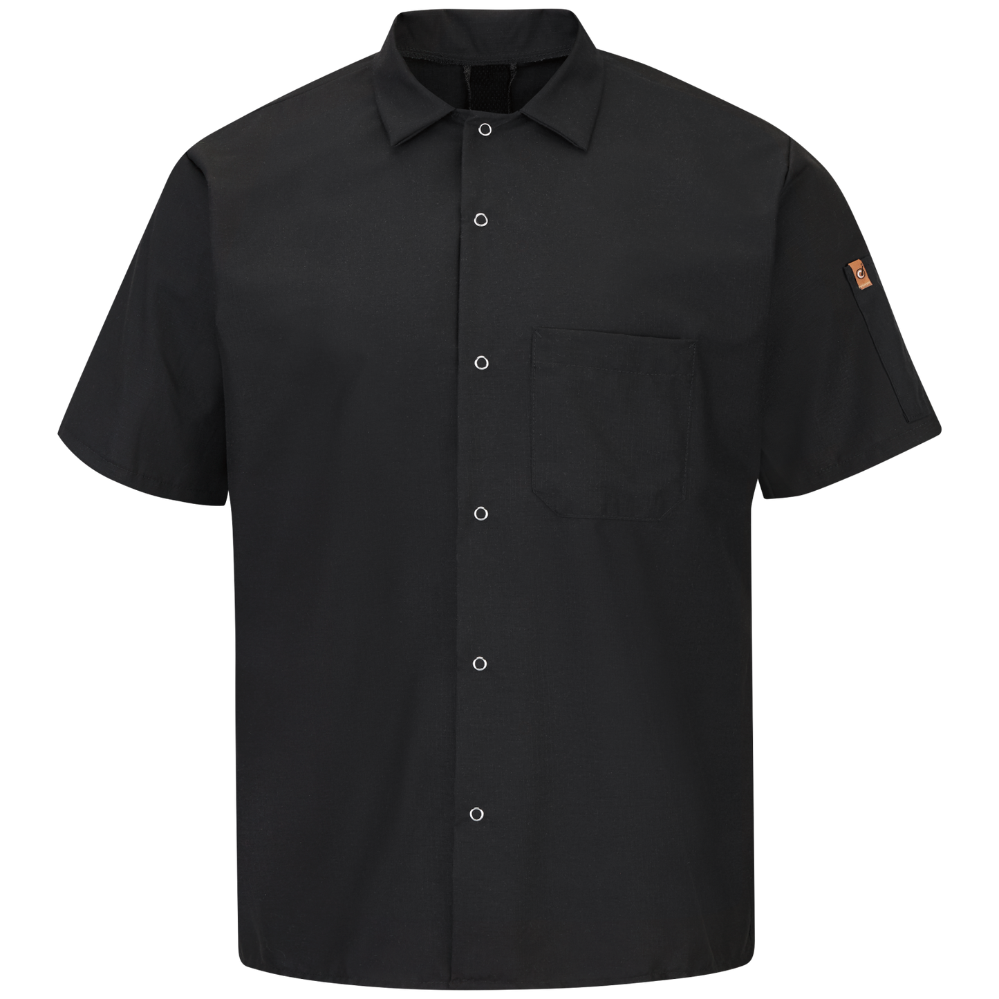 Red Kap Men's Short Sleeve Cook Shirt with OilBlok