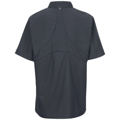 Men's Short Sleeve Chef Coat with OilBlok + MIMIX® (Small) (Clearance)