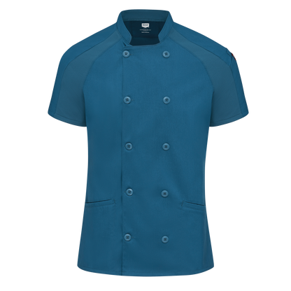 Red Kap Women's Airflow Raglan Chef Coat with OilBlok