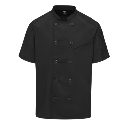 Red Kap Men's Airflow Raglan Chef Coat with OilBlok