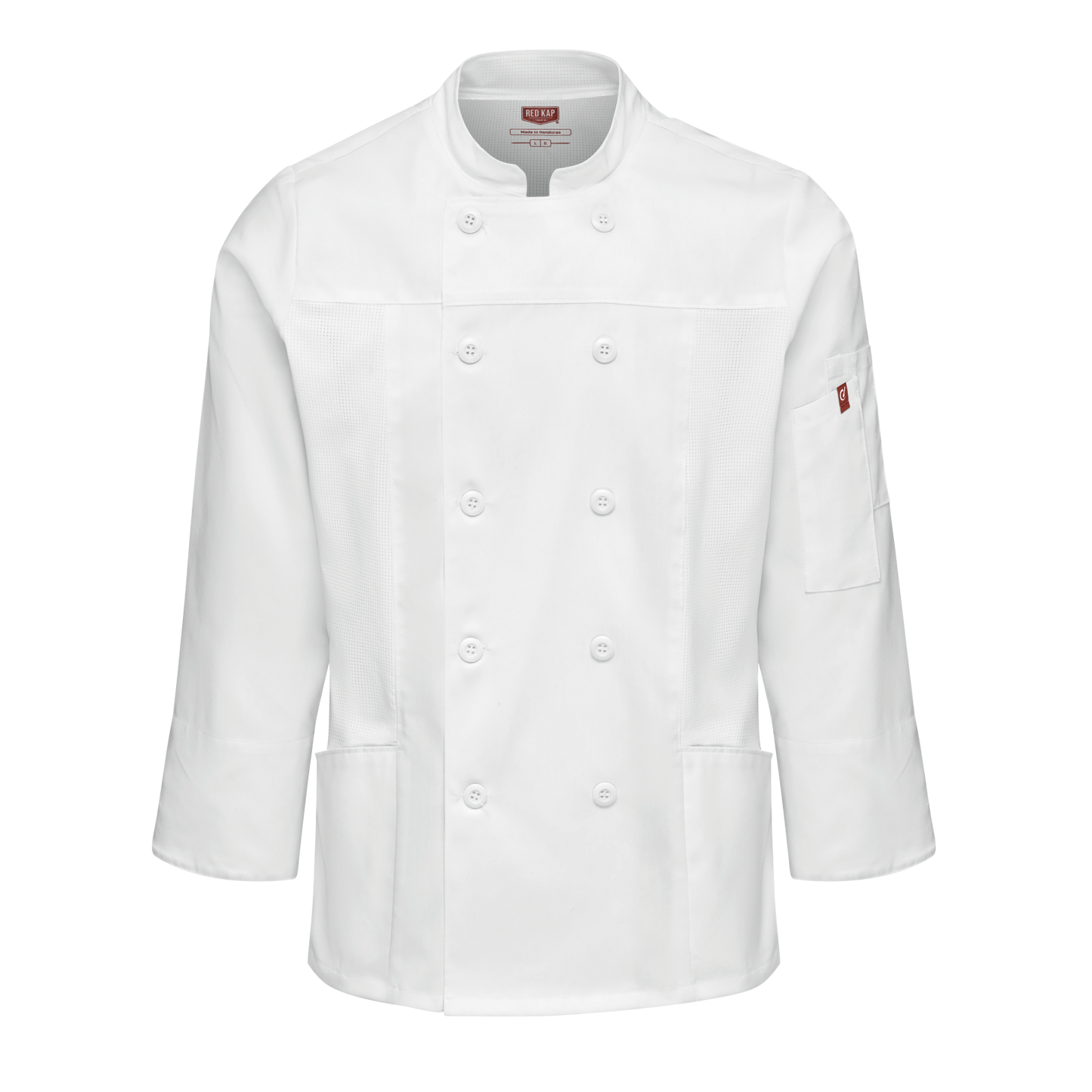 Red Kap Women's Deluxe Airflow Chef Coat