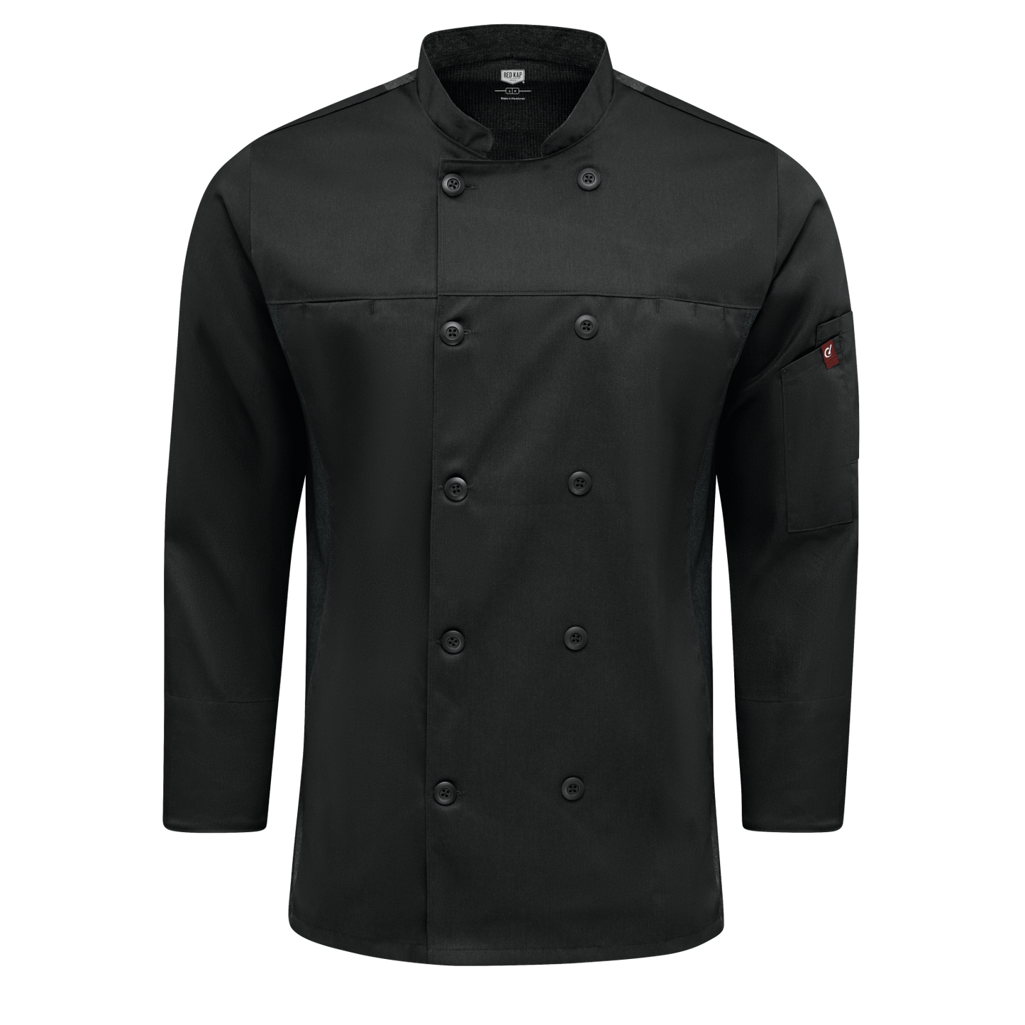 Red Kap Men's Deluxe Airflow Chef Coat