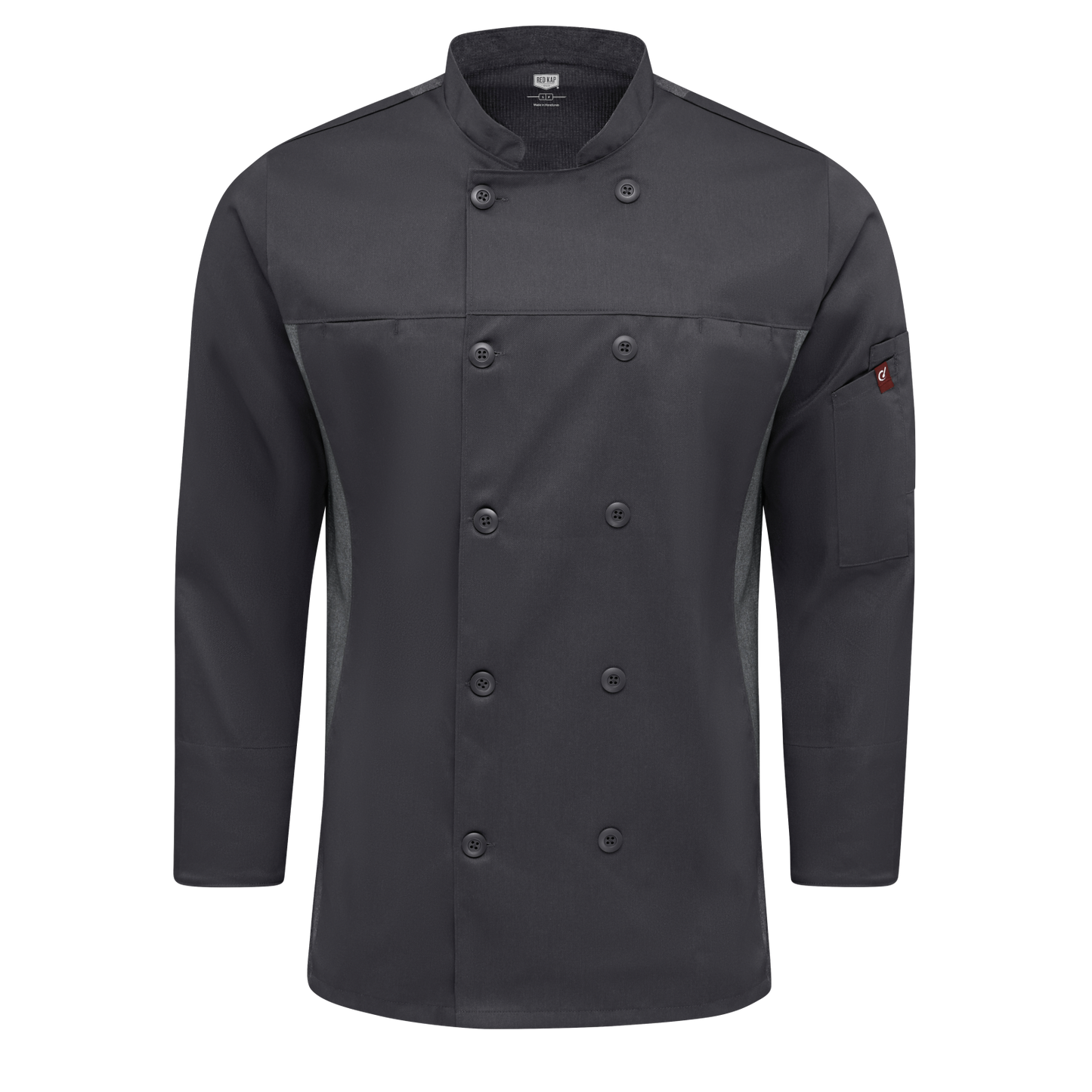 Red Kap Men's Deluxe Airflow Chef Coat