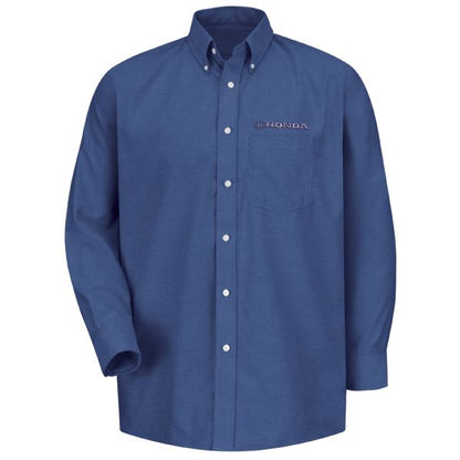 Honda® Men's Long Sleeve Executive Oxford Dress Shirt - Light Blue - 1268LB