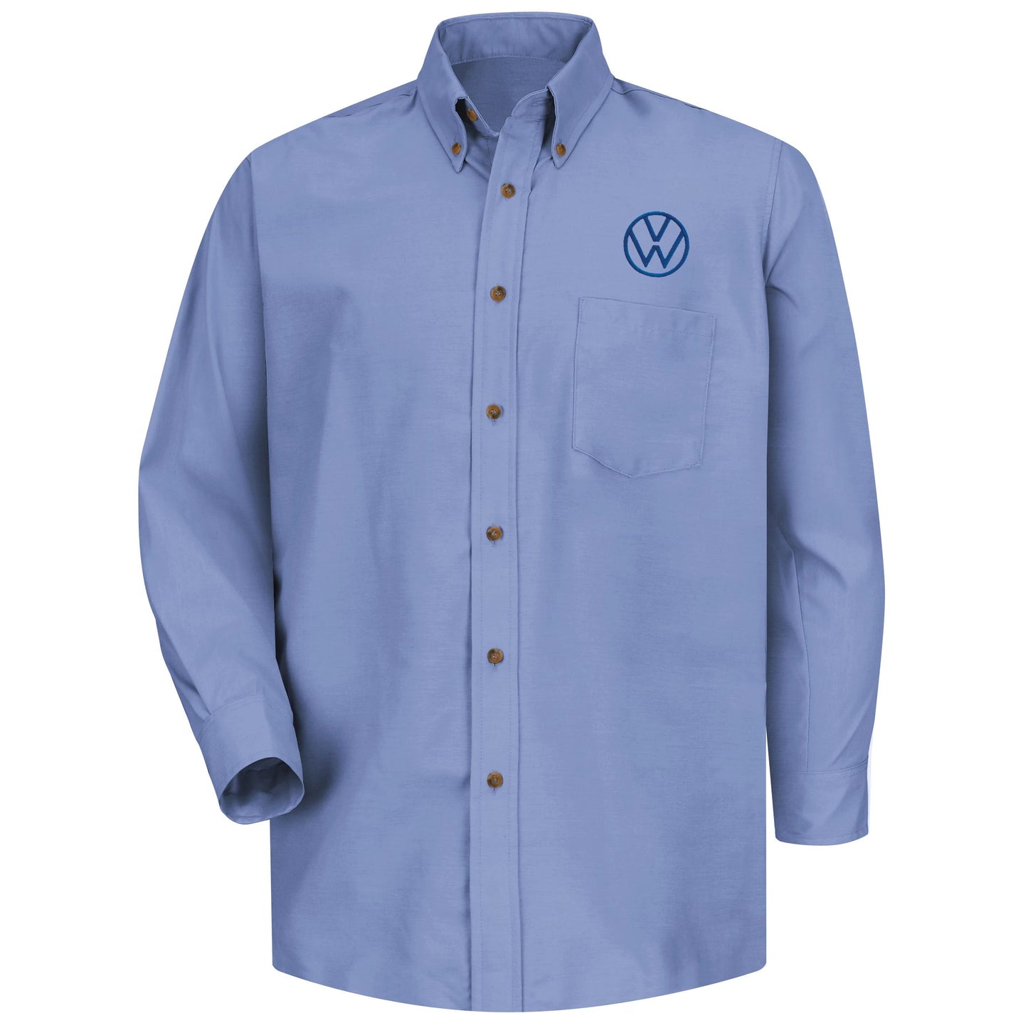 Volkswagen® Men's Long Sleeve Poplin Dress Shirt - Left Chest VW