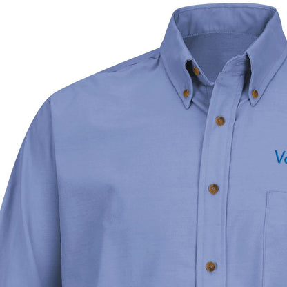 Volkswagen Men's Long Sleeve Poplin Dress Shirt -Left Chest Volkswagen
