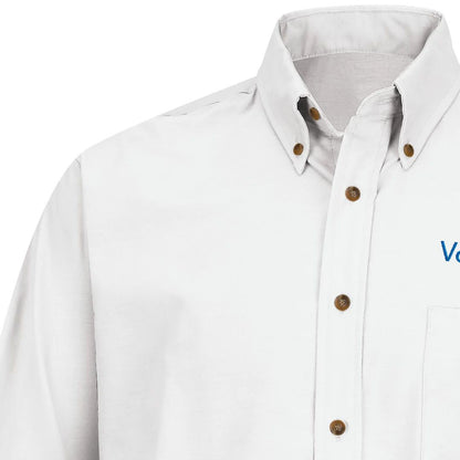 Volkswagen Men's Long Sleeve Poplin Dress Shirt -Left Chest Volkswagen