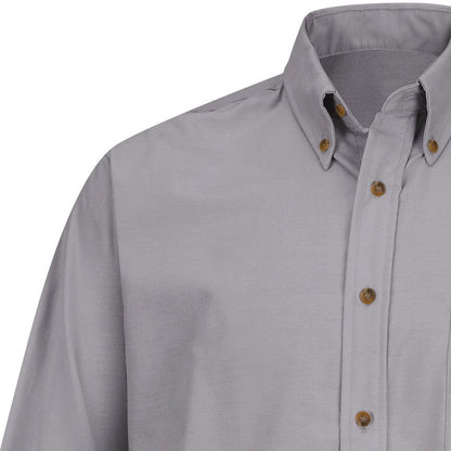 Chevrolet Men's Long Sleeve Poplin Dress Shirt