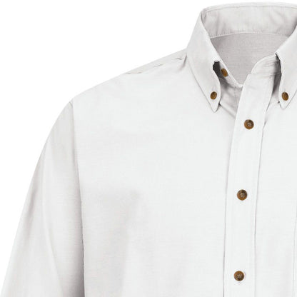 Chevrolet Men's Long Sleeve Poplin Dress Shirt
