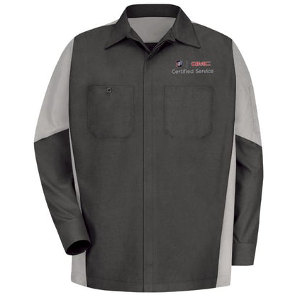 Buick GMC Long Sleeve Crew Shirt - Charcoal / Grey