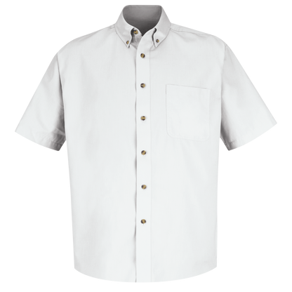 Red Kap Men's Short Sleeve Meridian Performance Twill Shirt - White