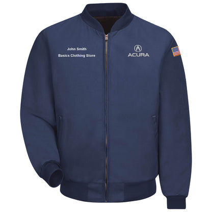 Acura Technician Solid Team Jacket-Navy