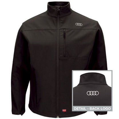 Chaqueta Soft Shell Deluxe para hombre de Audi®, color negro