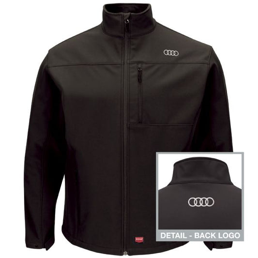 Audi® Men's Deluxe Soft Shell Jacket - Black