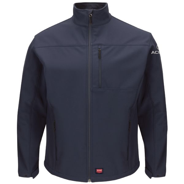 Acura® Men's Deluxe Soft Shell Jacket-Navy