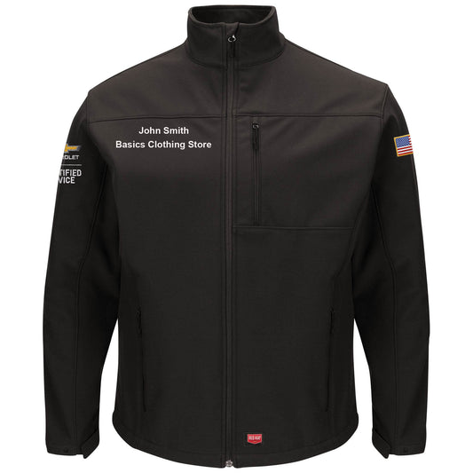 Chevrolet Men's Deluxe Soft Shell Jacket - Black