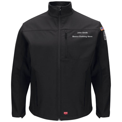 Lincoln Men's Deluxe Soft Shell Jacket - Black