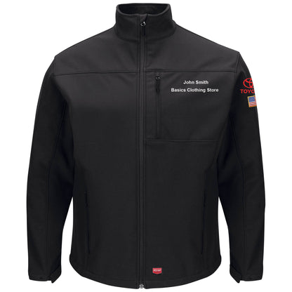 Toyota® Men's Deluxe Soft Shell Jacket - Black