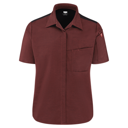 Red Kap Women's Airflow Cook Shirt with OilBlok