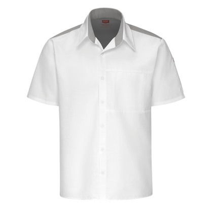 Red Kap Men's Airflow Cook Shirt with OilBlok