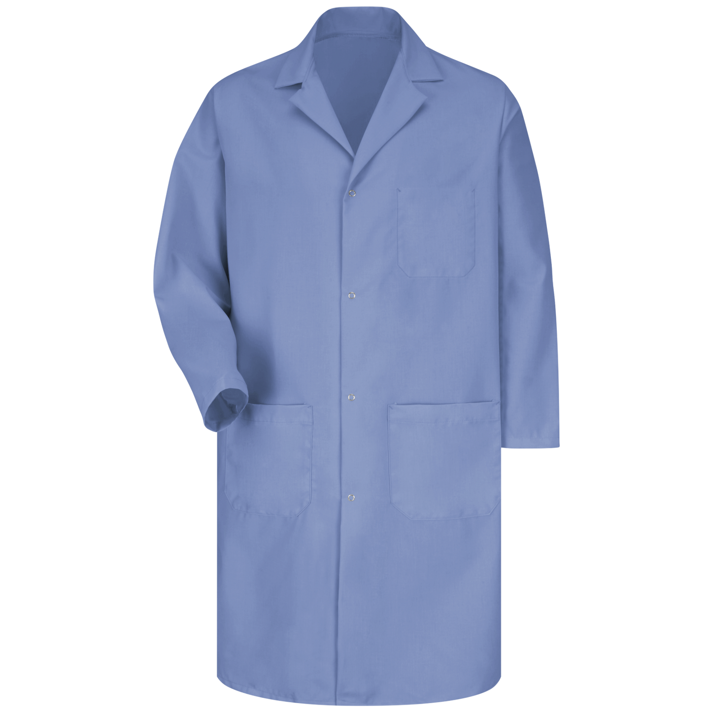 Red Kap Men's Gripper-Front Lab Coat