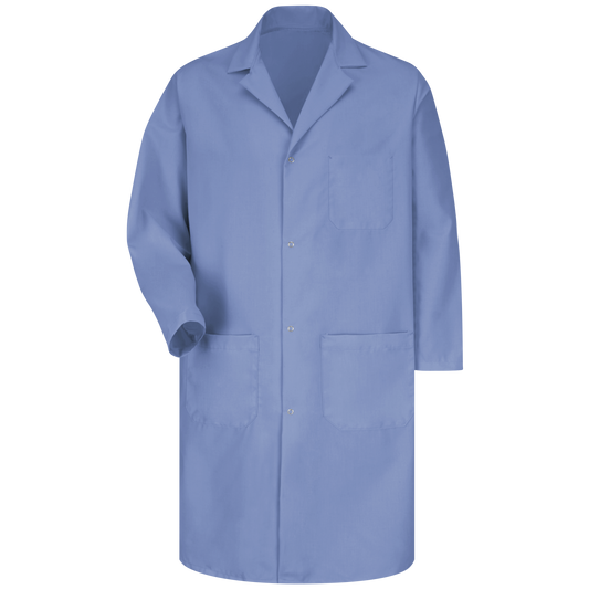 Red Kap Men's Gripper-Front Lab Coat