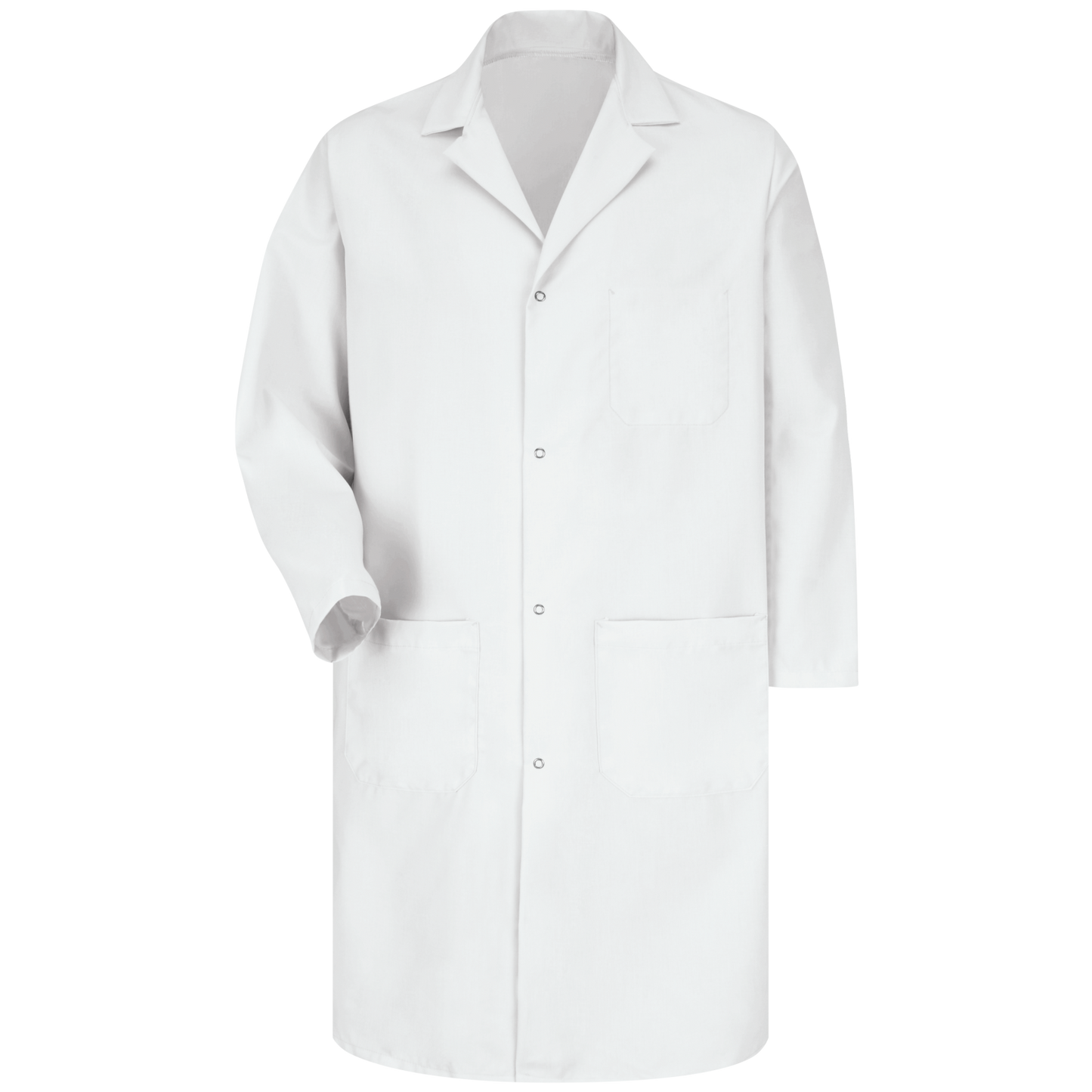 Red Kap Men's Gripper-Front Lab Coat