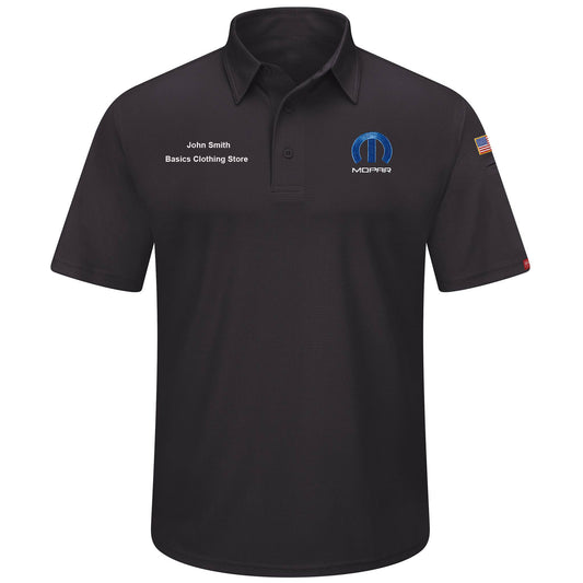 Mopar 男士短袖 Performance Knit® Flex 系列 Pro Polo 衫