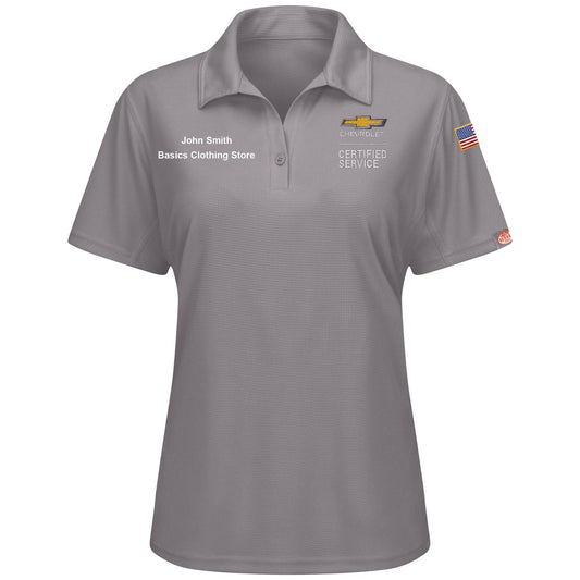 Chevrolet Women's Performance Knit® Flex Series Pro Polo -Grey - 5431GY