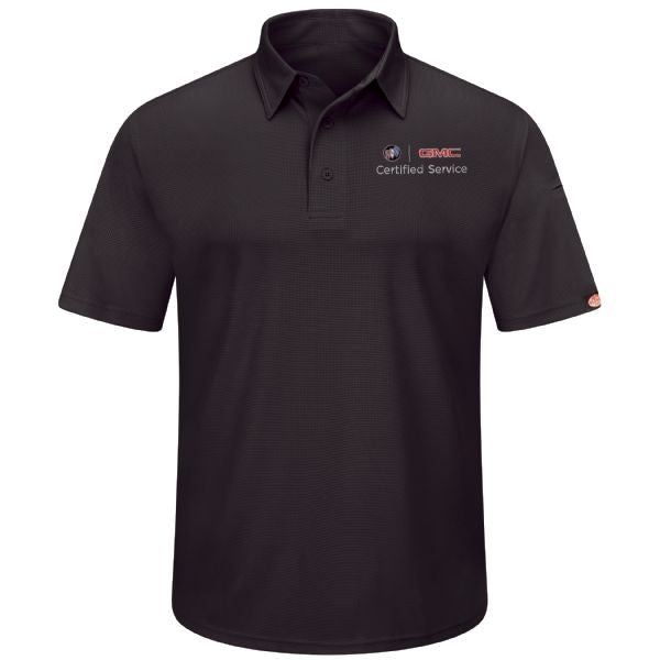 Buick GMC Men's Performance Knit® Flex Series Pro Polo - Black