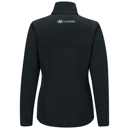 Hyundai Canada Women's Deluxe Soft Shell Jacket - Black  - 5504BK
