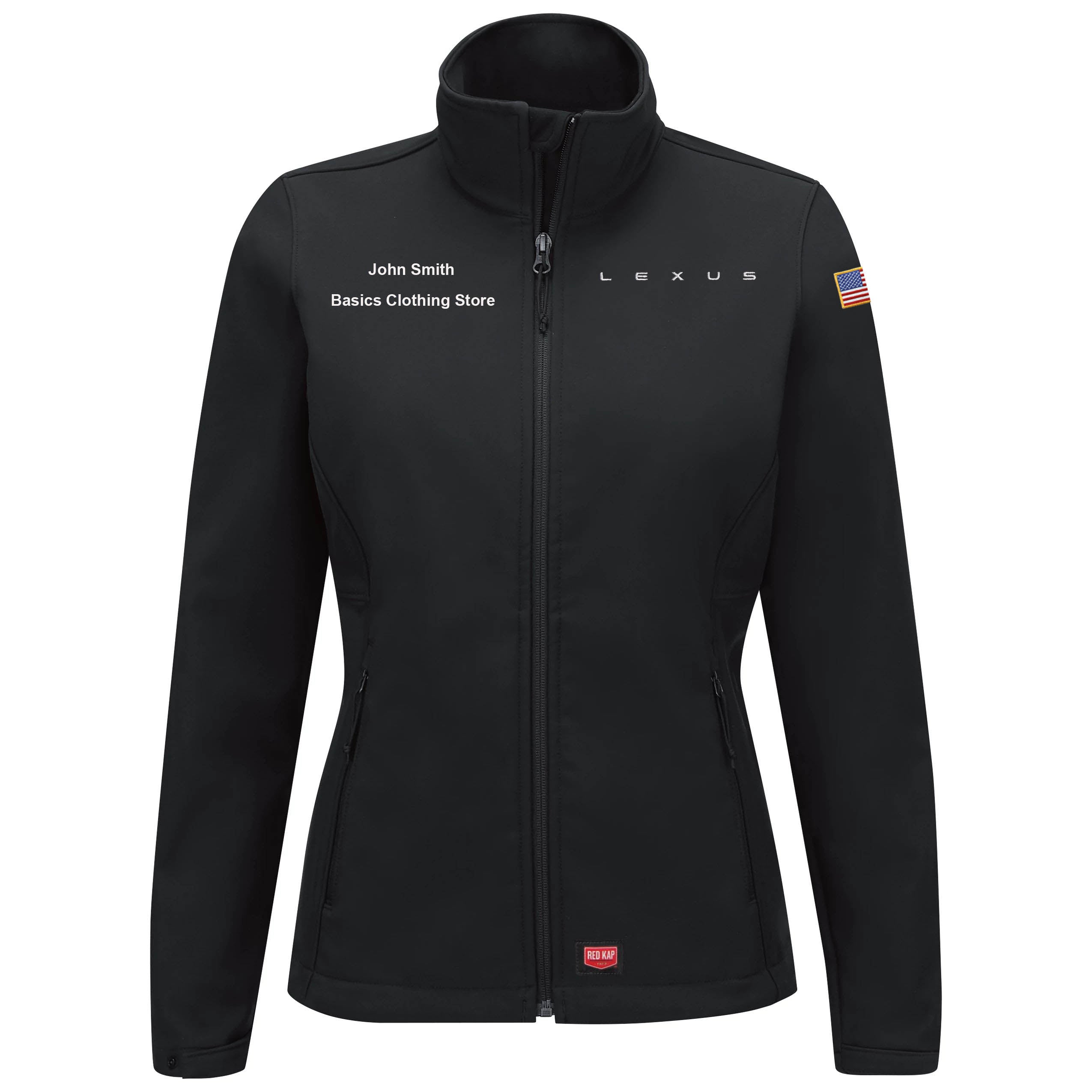Lexus® Men's Deluxe Soft Shell Jacket - Black -3135BK – Basics