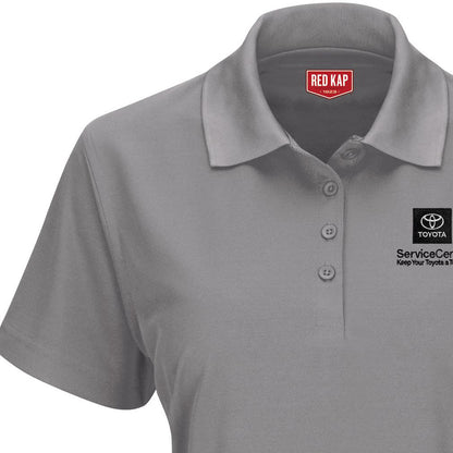 Toyota® Women's SS Performance Knit® Pocketless Core Polo - Service Center Logo