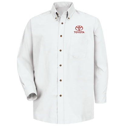 Toyota® Men's Long Sleeve Poplin Dress Shirt