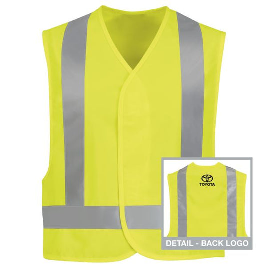 Toyota® Hi-Visibility Safety Vest - -Fluorescent Yellow / Green