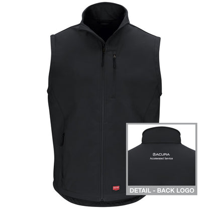 Acura Accelerated Soft Shell Vest-Navy