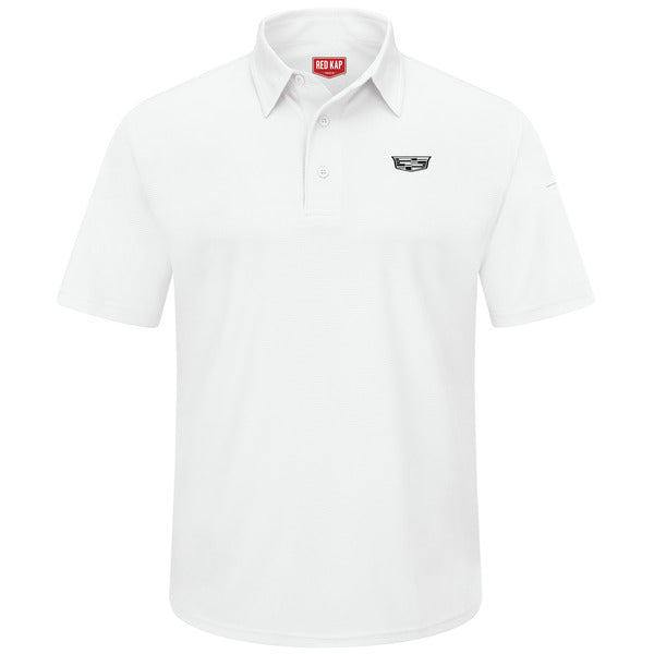 Cadillac Men's Performance Knit® Flex Series Pro Polo  - White - 5624WH
