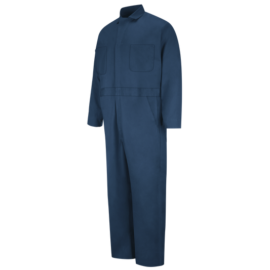 Red Kap Button-Front Cotton Coverall