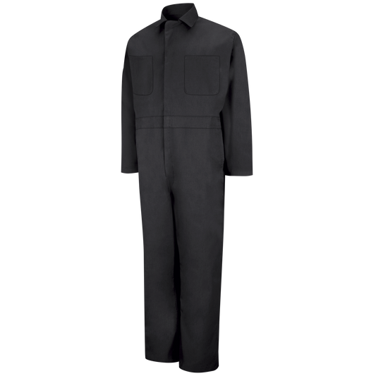 Red Kap Twill Action Back Coverall-Black