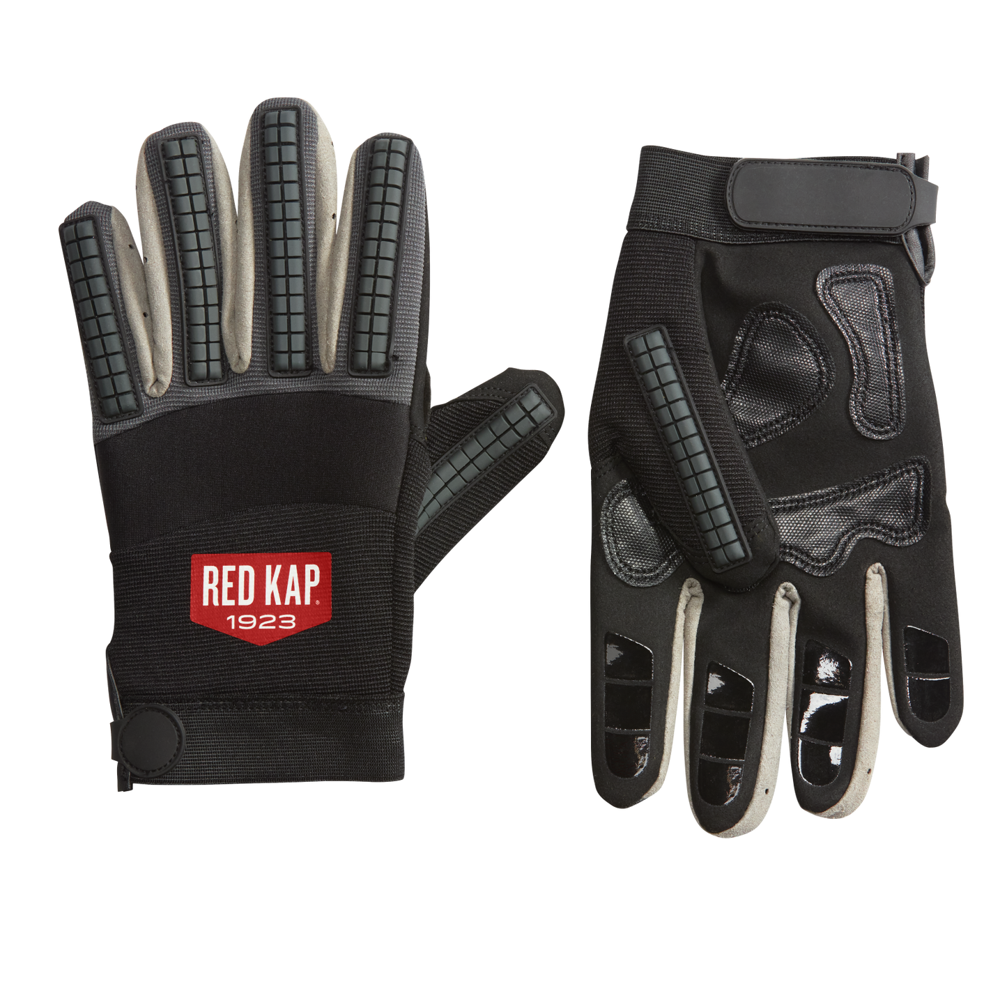 Red Kap Men’s Heavy-Duty Mechanics Gloves- Black