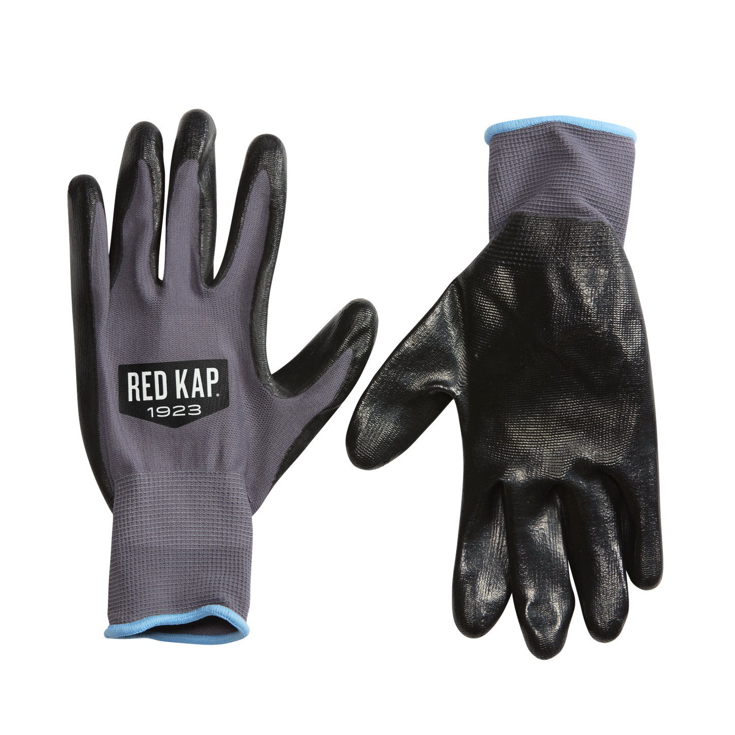 Red Kap Men’s Cut Resistant Palm Dipped Gloves - Black / Grey