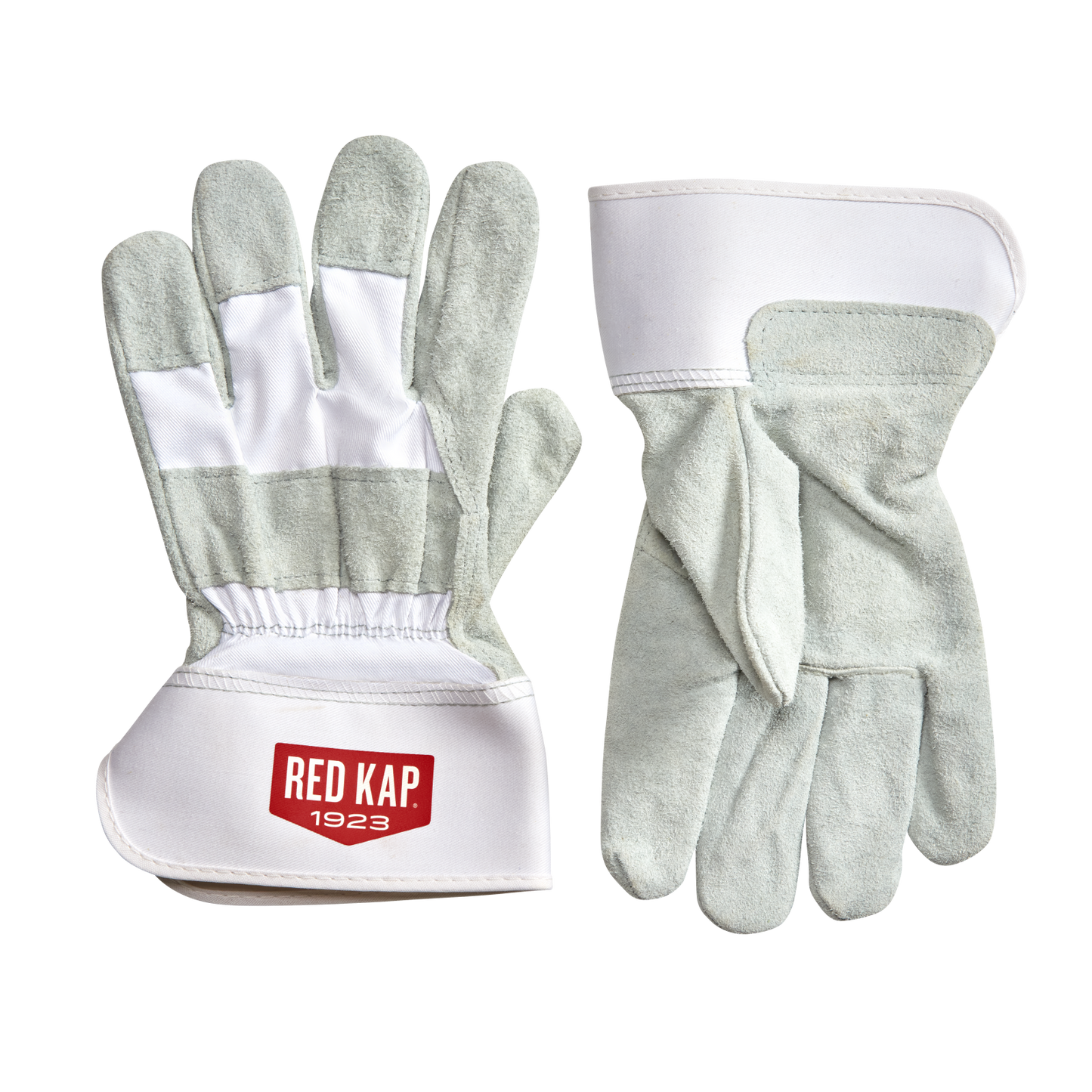 Red Kap  Men’s Suede Cowhide Leather Palm Gloves - White