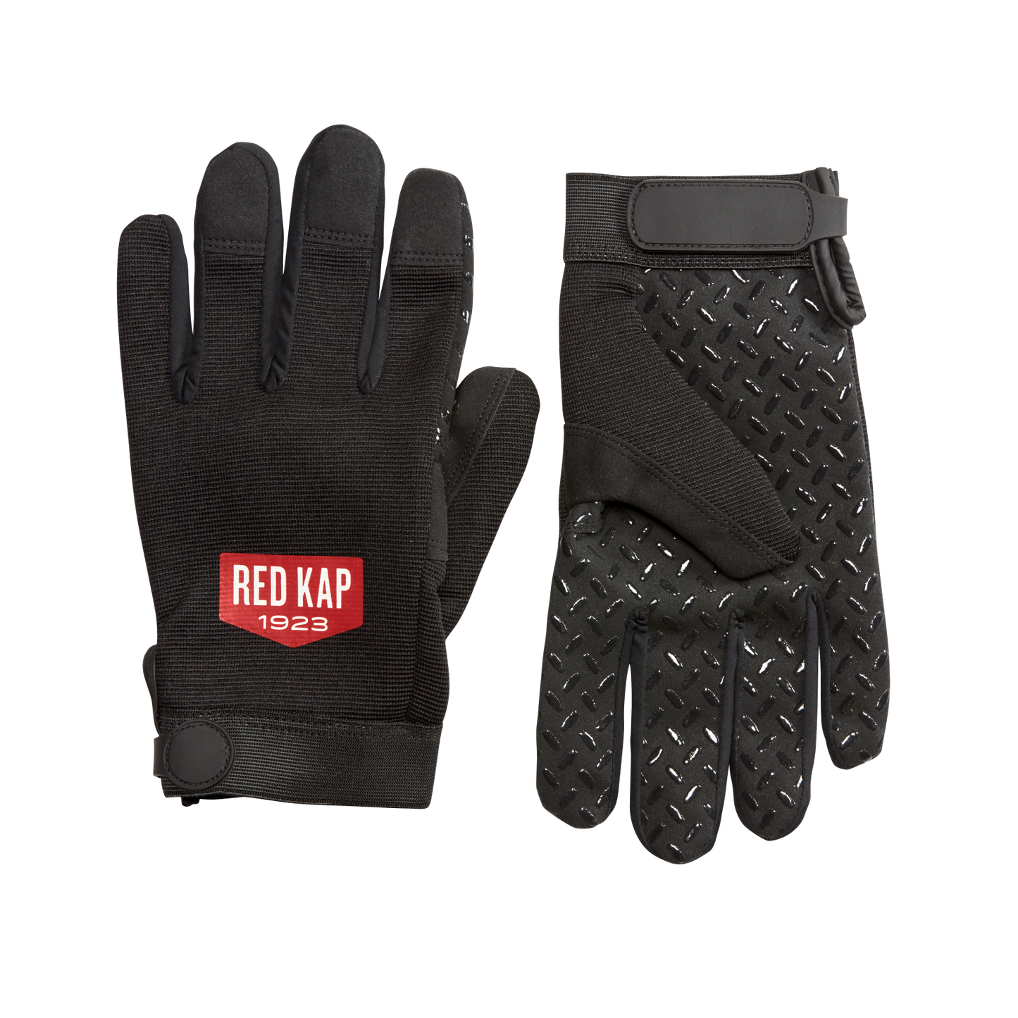 Red Kap Men’s Super Grip Mechanics Gloves - Black