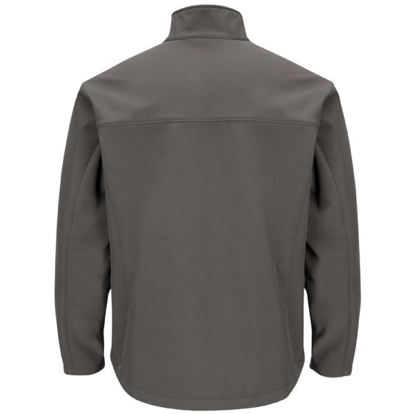 Subaru Men's Deluxe Soft Shell Jacket - Charcoal - Left Sleeve: Black Subaru