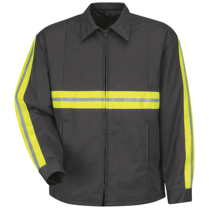 Red Kap Men's Enhanced Visibility Perma-Lined Panel Jacket