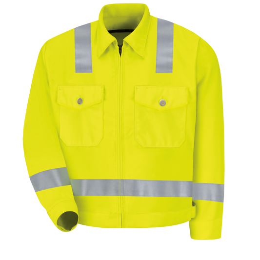 Red Kap Hi-Visibility Jacket - Type R Class 2-Fluorescent Yellow